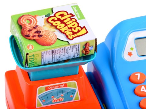 Zabawka Kasa fiskalna + waga zabawa w sklep ZA3851 Zabawka Kasa fiskalna + waga zabawa w sklep ZA3851