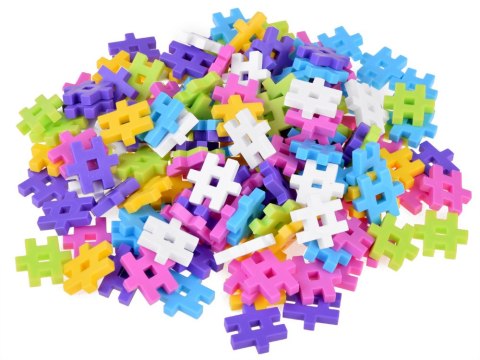 Klocki WAFLE Meli Basic 150 elementów Pink 50020 Klocki WAFLE Meli Basic 150 elementów Pink 50020