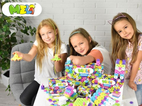 Klocki WAFLE Meli Basic 150 elementów Pink 50020 Klocki WAFLE Meli Basic 150 elementów Pink 50020