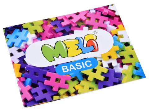 Klocki WAFLE Meli Basic 150 elementów Pink 50020 Klocki WAFLE Meli Basic 150 elementów Pink 50020