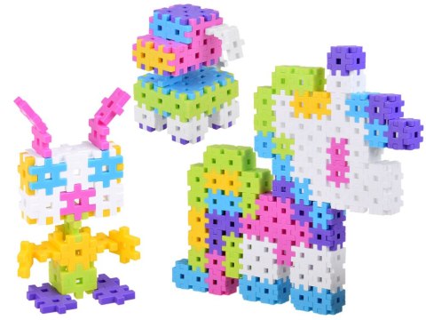 Klocki WAFLE Meli Basic 150 elementów Pink 50020 Klocki WAFLE Meli Basic 150 elementów Pink 50020