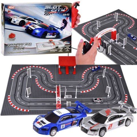 Audi sterowany tor wyścigowy samochodowy autka pilot budowa RC0621 Audi sterowany tor wyścigowy samochodowy autka pilot budowa RC0621