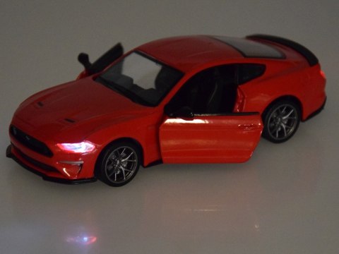 Auto metalowe model 2018 Ford Mustang GT skala 1:34 światło dźwięk ZA4616 Auto metalowe model 2018 Ford Mustang GT skala 1:34 światło dźwięk ZA4616