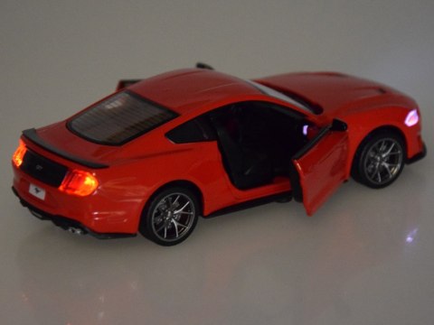 Auto metalowe model 2018 Ford Mustang GT skala 1:34 światło dźwięk ZA4616 Auto metalowe model 2018 Ford Mustang GT skala 1:34 światło dźwięk ZA4616