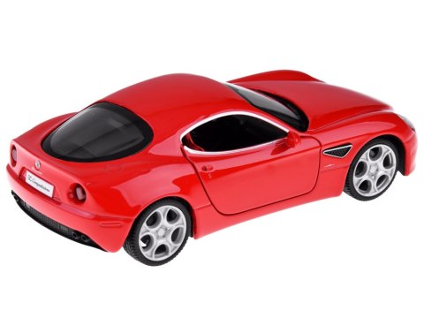 Auto metalowe model Alfa Romeo 8C Competizione skala 1:32 światła ZA4607 Auto metalowe model Alfa Romeo 8C Competizione skala 1:32 światła ZA4607