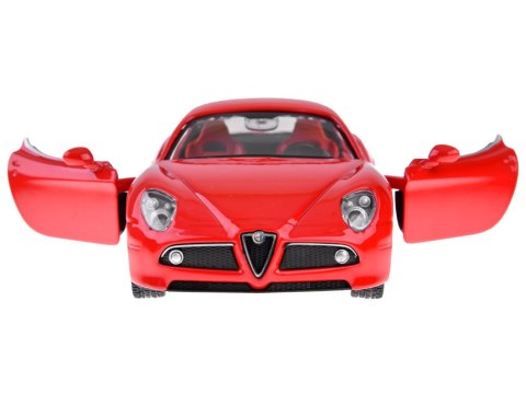 Auto metalowe model Alfa Romeo 8C Competizione skala 1:32 światła ZA4607 Auto metalowe model Alfa Romeo 8C Competizione skala 1:32 światła ZA4607