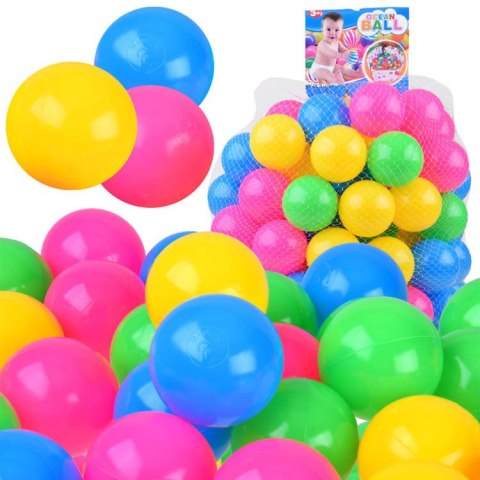 Kolorowe piłki Kulki do basenu 6,5cm 100szt ZA4428 Kolorowe piłki Kulki do basenu 6,5cm 100szt ZA4428