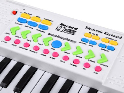 Organki mini keyboard zabawka dla dzieci 37 klawiszy mikrofon IN0160 Organki mini keyboard zabawka dla dzieci 37 klawiszy mikrofon IN0160