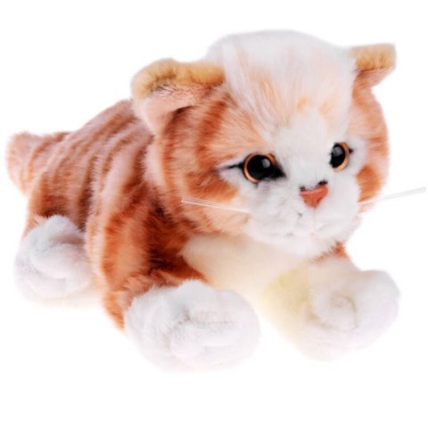 Maskotka kot rudy kotek leżący 30 cm pluszak 13736 Maskotka kot rudy kotek leżący 30 cm pluszak 13736