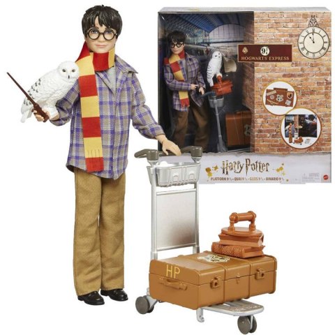Mattel Lalka Harry Potter na peronie + sowa Hedwiga GXW31 ZA4930 Mattel Lalka Harry Potter na peronie + sowa Hedwiga GXW31 ZA4930