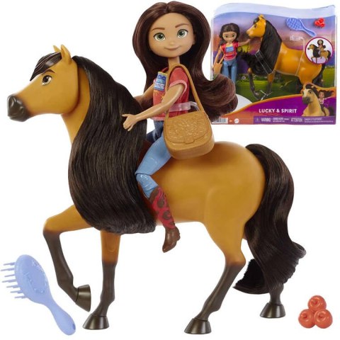 Mattel Lalka + koń Mustang Duch wolności Spirit Lalka na koniu ZA4924 Mattel Lalka + koń Mustang Duch wolności Spirit Lalka na koniu ZA4924