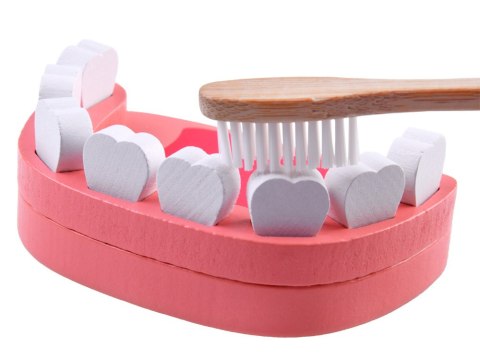 Zestaw MAŁY DENTYSTA drewniany akcesoria ZA4718 Zestaw MAŁY DENTYSTA drewniany akcesoria ZA4718