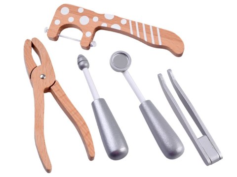 Zestaw MAŁY DENTYSTA drewniany akcesoria ZA4718 Zestaw MAŁY DENTYSTA drewniany akcesoria ZA4718
