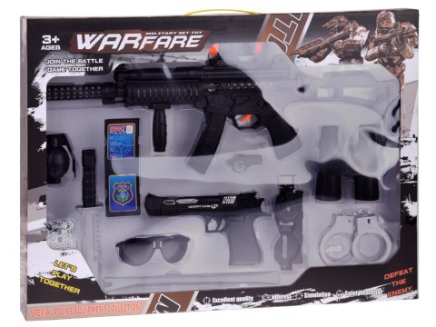 Zestaw dla Policji zabawa w Policjanta pistolet kajdanki ZA4826 Zestaw dla Policji zabawa w Policjanta pistolet kajdanki ZA4826