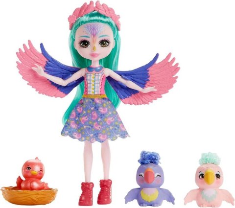 Enchantimals Lalka Filia Finch i sympatyczna rodzinka papuszek ZA5089 Enchantimals Lalka Filia Finch i sympatyczna rodzinka papuszek ZA5089