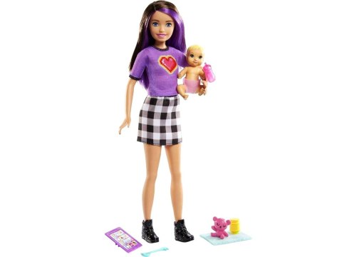 Lalka Barbie Skipper opiekunka + niemowlak akcesoria GRP11 ZA5084 Lalka Barbie Skipper opiekunka + niemowlak akcesoria GRP11 ZA5084