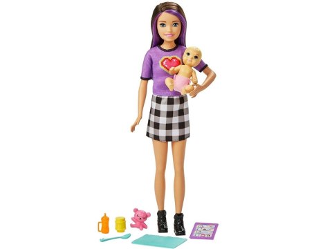 Lalka Barbie Skipper opiekunka + niemowlak akcesoria GRP11 ZA5084 Lalka Barbie Skipper opiekunka + niemowlak akcesoria GRP11 ZA5084