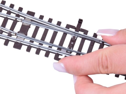 Metalowe tory do kolejki starter HO zakręty bocznica zwrotnica 3m RC0644 Metalowe tory do kolejki starter HO zakręty bocznica zwrotnica 3m RC0644