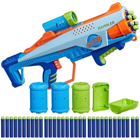 Nerf blaster Elite JR Rookie Pack wyrzutnia 32 naboje tarcze ZA5180 Nerf blaster Elite JR Rookie Pack wyrzutnia 32 naboje tarcze ZA5180