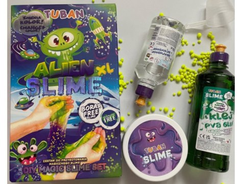 Tuban zestaw kreatywny Slime Alien XL glut magiczny zmienia kolor ZA5167 Tuban zestaw kreatywny Slime Alien XL glut magiczny zmienia kolor ZA5167