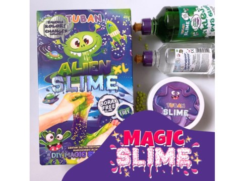 Tuban zestaw kreatywny Slime Alien XL glut magiczny zmienia kolor ZA5167 Tuban zestaw kreatywny Slime Alien XL glut magiczny zmienia kolor ZA5167