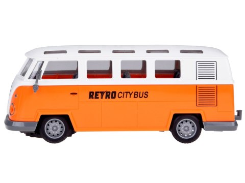 Autobus podświetlony RETRO CITY BUS sterowany pilotem RC0677 Autobus podświetlony RETRO CITY BUS sterowany pilotem RC0677
