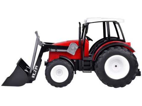 Duży Czerwony Traktor z Ruchomym Ramieniem i Wielkimi Kołami RC0666 Duży Czerwony Traktor z Ruchomym Ramieniem i Wielkimi Kołami RC0666