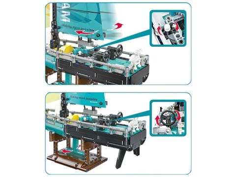 Klocki techniczne Jacht regatowy 675-elementów kolorowe klocki ZA5296 Klocki techniczne Jacht regatowy 675-elementów kolorowe klocki ZA5296