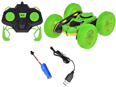Szalone Autko 360 stopni dwustronne STUNT CAR obrót świecące koła RC0675 Szalone Autko 360 stopni dwustronne STUNT CAR obrót świecące koła RC0675