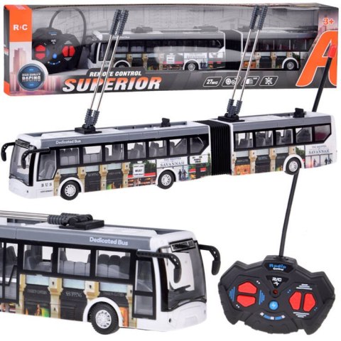 Trolejbus zdalnie sterowany na pilota 36 cm autobus miejscki RC0673 Trolejbus zdalnie sterowany na pilota 36 cm autobus miejscki RC0673