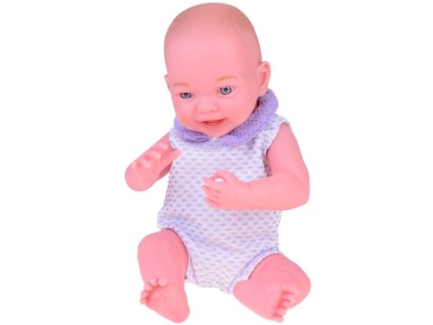 Uśmiechnięta Lalka bobas 40cm laleczka dzidziuś fioletowy sweterek ZA5321 Uśmiechnięta Lalka bobas 40cm laleczka dzidziuś fioletowy sweterek ZA5321