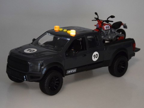 Zestaw Auto Pickup i motocykl Dźwięk Światło + otwierane drzwi ZA5233 Zestaw Auto Pickup i motocykl Dźwięk Światło + otwierane drzwi ZA5233