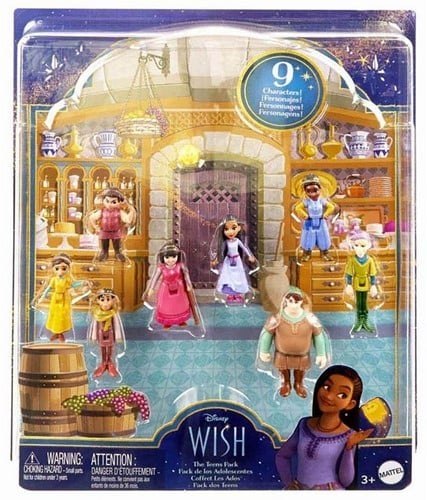 Mattel Disney Wish The Teens Pack Figurki 9szt 5cm Mattel Disney Wish The Teens Pack Figurki 9szt 5cm