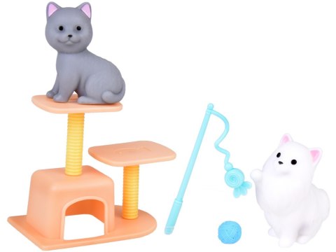 Domek rozkładany dla zwierząt Pet house zestaw z figurkami akces ZA5420 Domek rozkładany dla zwierząt Pet house zestaw z figurkami akces ZA5420
