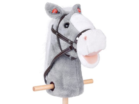 Hobby Horse Koń na patyku Dźwięk galopu i rżenia + ruchomy pysk ZA5442 Hobby Horse Koń na patyku Dźwięk galopu i rżenia + ruchomy pysk ZA5442
