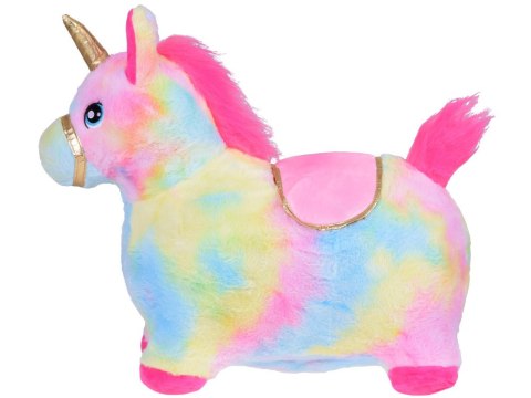 Pompowany konik kucyk skoczek tęczowy jednorożec pluszowy + pompka ZA5444 Pompowany konik kucyk skoczek tęczowy jednorożec pluszowy + pompka ZA5444