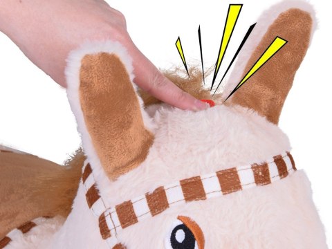 Pompowany konik skoczek pluszowy do skakania dla dziecka pompka ZA5443 JB Pompowany konik skoczek pluszowy do skakania dla dziecka pompka ZA5443 JB