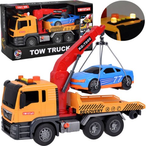 Zestaw Laweta + Auto Światło Dźwięk SUPER ruchomy HDS dźwig ZA5408 Zestaw Laweta + Auto Światło Dźwięk SUPER ruchomy HDS dźwig ZA5408