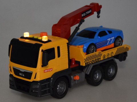 Zestaw Laweta + Auto Światło Dźwięk SUPER ruchomy HDS dźwig ZA5408 Zestaw Laweta + Auto Światło Dźwięk SUPER ruchomy HDS dźwig ZA5408
