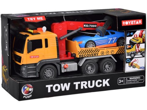 Zestaw Laweta + Auto Światło Dźwięk SUPER ruchomy HDS dźwig ZA5408 Zestaw Laweta + Auto Światło Dźwięk SUPER ruchomy HDS dźwig ZA5408