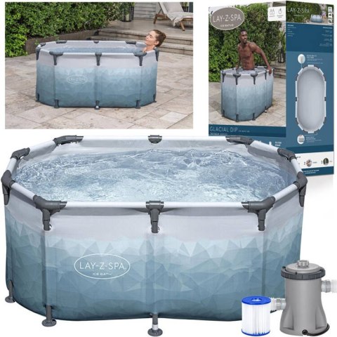 Bestway Zestaw Zbiornik do MORSOWANIA Glacial Dip + pompa 150x90cm 6002N Bestway Zestaw Zbiornik do MORSOWANIA Glacial Dip + pompa 150x90cm 6002N