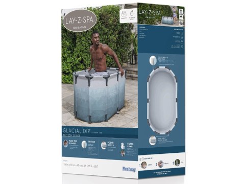 Bestway Zestaw Zbiornik do MORSOWANIA Glacial Dip + pompa 150x90cm 6002N Bestway Zestaw Zbiornik do MORSOWANIA Glacial Dip + pompa 150x90cm 6002N