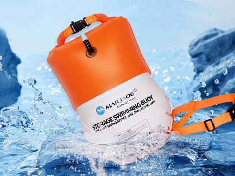 Dmuchana Bojka Asekuracyjna do Pływania Suchy Dry Bag 10L SP0827 Dmuchana Bojka Asekuracyjna do Pływania Suchy Dry Bag 10L SP0827
