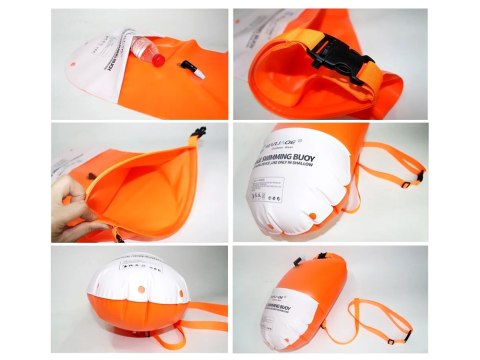 Dmuchana Bojka Asekuracyjna do Pływania Suchy Dry Bag 10L SP0827 Dmuchana Bojka Asekuracyjna do Pływania Suchy Dry Bag 10L SP0827