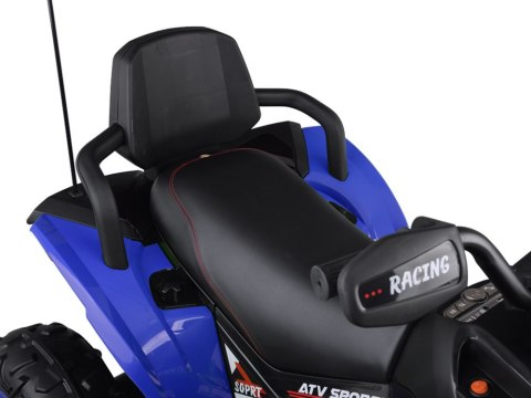 Duży quad na akumulator dla dziecka 4x4 PA0328 Niebieski