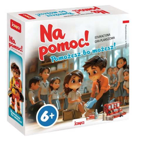 Jawa Gra edukacyjna planszowa Na pomoc! Pomożesz bo możesz! GR0716 Jawa Gra edukacyjna planszowa Na pomoc! Pomożesz bo możesz! GR0716