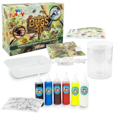 Tuban kreatywny zestaw Tubi Jelly Robaki żelowe figurki 3D ZA5542 Tuban kreatywny zestaw Tubi Jelly Robaki żelowe figurki 3D ZA5542