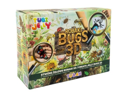 Tuban kreatywny zestaw Tubi Jelly Robaki żelowe figurki 3D ZA5542 Tuban kreatywny zestaw Tubi Jelly Robaki żelowe figurki 3D ZA5542