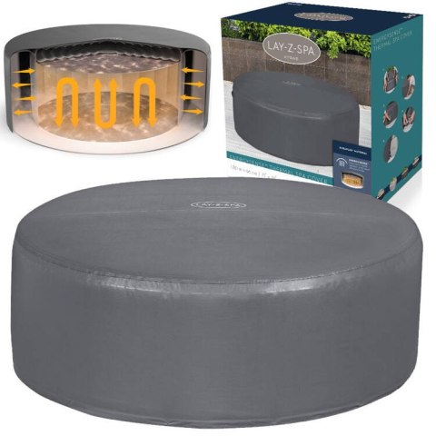 Bestway ENEGYSENSE Pokrywa termiczna pokrowiec do Lay-Z-Spa 180x66cm 60317 Bestway ENEGYSENSE Pokrywa termiczna pokrowiec do Lay-Z-Spa 180x66cm 60317
