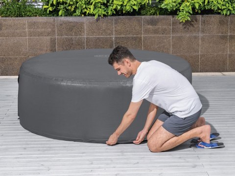 Bestway ENEGYSENSE Pokrywa termiczna pokrowiec do Lay-Z-Spa 180x66cm 60317 Bestway ENEGYSENSE Pokrywa termiczna pokrowiec do Lay-Z-Spa 180x66cm 60317